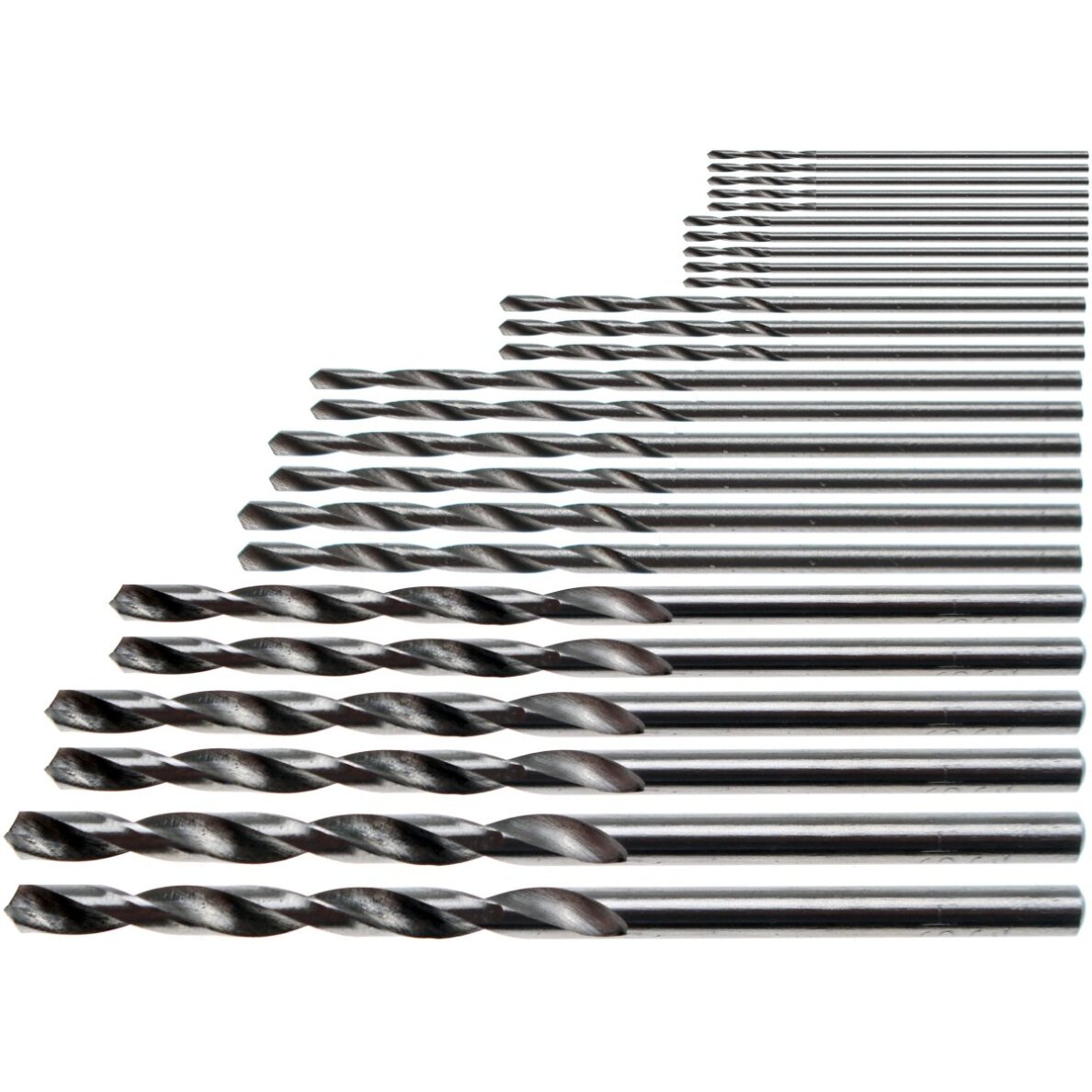 Grąžtų rinkinys mini HSS | 0,5 - 3,0 mm | 25 vnt. (2023) Grąžtų rinkinys mini HSS | 0,5 - 3,0 mm | 25 vnt. (2023)