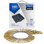 Grąžtai metalui HSS tytan 100vnt.