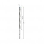 Grąžtas betonui Bosch SDS-max-8X, 22x400x520 mm, 2608900234