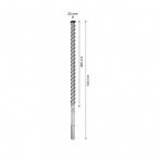 Grąžtas betonui Bosch SDS-max-8X, 24x400x520 mm, 2608900239