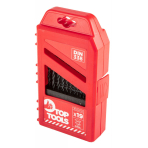 Grąžtas metalui HSS, komplekte 19 vnt., 1-10mm.