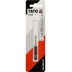 Grąžtas metalui su Hex 6.3 mm (1/4") galu HSS-TiN | 1,5 mm (YT-44750)