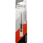 Grąžtas metalui su Hex 6.3 mm (1/4") galu HSS-TiN | 3.0 mm (YT-44754)