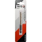 Grąžtas metalui su Hex 6.3 mm (1/4") galu HSS-TiN | 3.5 mm (YT-44756)