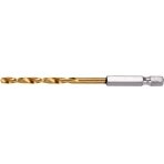 Grąžtas metalui su Hex 6.3 mm (1/4") galu HSS-TiN | 4.8 mm (YT-44760)