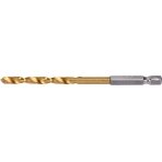 Grąžtas metalui su Hex 6.3 mm (1/4") galu HSS-TiN | 5.5 mm (YT-44763)