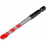 Grąžtas universalus su Hex 6.3 mm (1/4") galu | 6.0 mm (YT-44783)