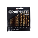 Grąžtų komplektas HSS-Co 1.0 - 10.0 mm / 19 vnt.