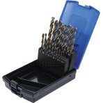 Grąžtų rinkinys | HSS-G M35 kobalto plienas | 1 - 10 mm | 19 vnt. (9297)