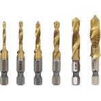 Grąžtų / sriegiklių rinkinys HEX | 6 vnt | M3-M10 (24200)