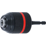 Greito užspaudimo griebtuvas | metalinė versija | 6,3 mm (1/4") antgalis x 20 UNF | 0,8–10 mm (74469)