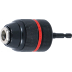 Greito užspaudimo griebtuvas | metalinė versija | 6,3 mm (1/4") antgalis x 20 UNF | 1.5 - 13 mm (74470)