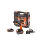 Akumuliatorinis gręžtuvas Black&Decker BCD003MEM2K-QW,18V, 2x2,5Ah
