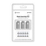 Grūdinto plieno peiliukai vejos robotui SEGWAY Navimow, 12 vnt.