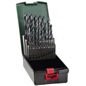 Grąžtas metalui 25 vnt. Ø1-13mm HSS-R, Metabo