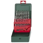 Grąžtų rinkinys metalui 1-10mm HSS-G, 19 vnt., Metabo