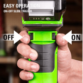 Akumuliatorinė freza Greenworks G24SS, 24 V, (tik įrankis)