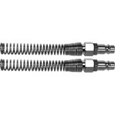 Greitos jungtys žarnai (kištukai) su spyruoklėmis 6x10 mm, 2 vnt. (YT-24103)