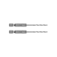 Grąžtas metalui Hex 2,5 mm, 2 vnt.