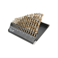 Grąžtų komplektas HSS-Co 1.0 - 10.0 mm / 19 vnt.