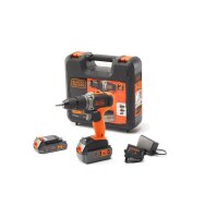 Gręžtuvas akumuliatorinis, 18V BCD003MEM2K-QW, 2 X 2,5 AH, Black&Decker