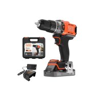 Gręžtuvas akumuliatorinis, 18V BCD383D1XK-QW, 1 X 2 AH, Black&Decker