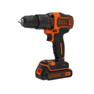 Gręžtuvas akumuliatorinis, 18V BDCHD18KB-QW, 2 X 1,5 AH, Black&Decker