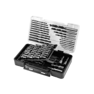 Gręžtuvas ir bitų rinkinys, lizdai, 66 EL.