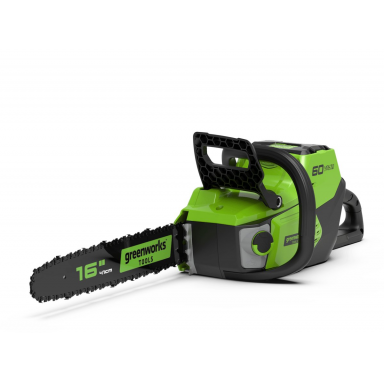 Akumuliatorinis grandininis pjūklas Greenworks GD60CS40, 60 V, 40 cm, (tik įrankis) Akumuliatorinis grandininis pjūklas Greenworks GD60CS40, 60 V, 40 cm, (tik įrankis)