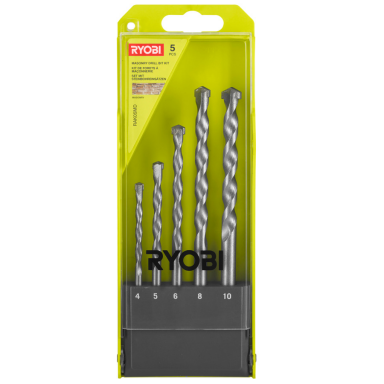 Grąžtų betonui rinkinys Ryobi RAK05MD, 5 vnt Grąžtų betonui rinkinys Ryobi RAK05MD, 5 vnt