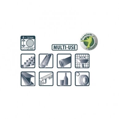 Grafitinės šerdys PICA 4043 baltos 2,8mm, 10vnt. 2 Grafitinės šerdys PICA 4043 baltos 2,8mm, 10vnt. 2