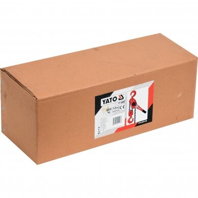 Grandininė gervė su svertu Yato 1,5M, 6,0 T (YT-58967) 1 Grandininė gervė su svertu Yato 1,5M, 6,0 T (YT-58967) 1