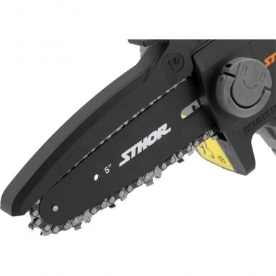 Akum. grandininis mini pjūklas Sthor 78211, 20V 6" (2Ah+krov.) 2 Akum. grandininis mini pjūklas Sthor 78211, 20V 6" (2Ah+krov.) 2