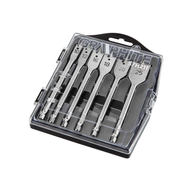 Grąžtai medžiui 10, 12, 16, 18, 20, 25 mm, set 6 vnt. Grąžtai medžiui 10, 12, 16, 18, 20, 25 mm, set 6 vnt.