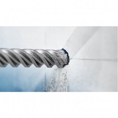 Grąžtas betonui Bosch SDS-max-8X, 18x200x340 mm, 2608900221 4 Grąžtas betonui Bosch SDS-max-8X, 18x200x340 mm, 2608900221 4