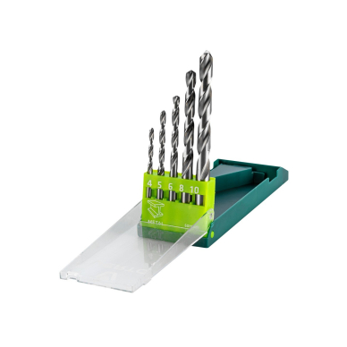 Grąžtas HSS 5 vnt. 4, 5, 6, 8, 10 mm. Grąžtas HSS 5 vnt. 4, 5, 6, 8, 10 mm.