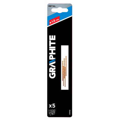 Grąžtas HSS-TiN 1.5 mm / 5 vnt. 1