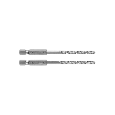 Grąžtas metalui Hex 4,0 mm, 2 vnt.
