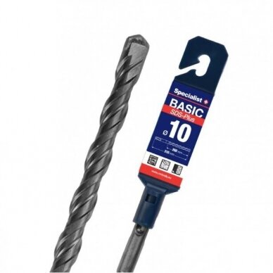 Grąžtas SDS+ BASIC 10 x 250/310 mm Grąžtas SDS+ BASIC 10 x 250/310 mm