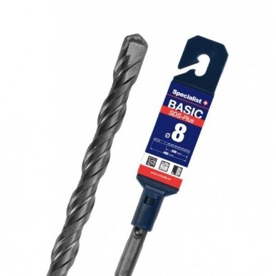 Grąžtas SDS+ BASIC 8 x 340/400 mm Grąžtas SDS+ BASIC 8 x 340/400 mm