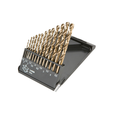 Grąžtų komplektas HSS-Co 1.5 - 6,5 mm / 13 vnt. Grąžtų komplektas HSS-Co 1.5 - 6,5 mm / 13 vnt.