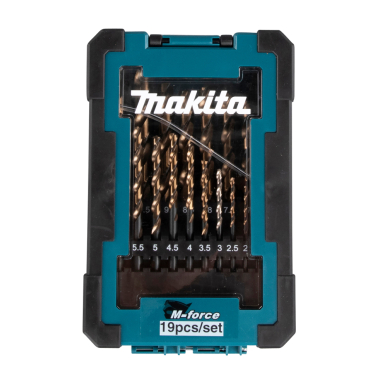 Grąžtų komplektas Makita D-67583, M-Force 19 vnt. (1-10mm) 1 Grąžtų komplektas Makita D-67583, M-Force 19 vnt. (1-10mm) 1