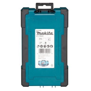 Grąžtų komplektas Makita D-67599, M-Force 25 vnt. (1-13mm) 2 Grąžtų komplektas Makita D-67599, M-Force 25 vnt. (1-13mm) 2