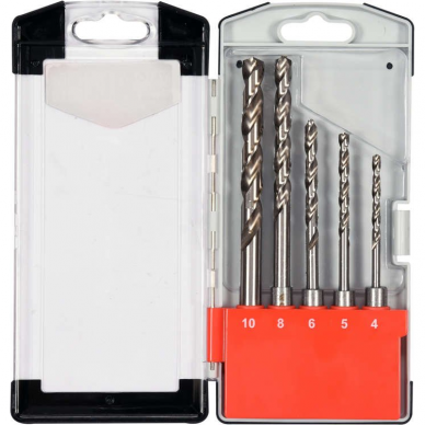 Grąžtai metalui Yato YT-40050, SDS PLUS, 4 - 10 mm, 5 vnt. Grąžtai metalui Yato YT-40050, SDS PLUS, 4 - 10 mm, 5 vnt.