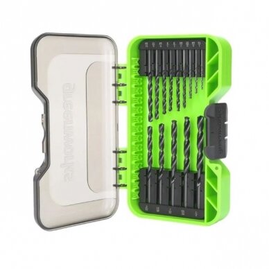 GRĄŽTŲ RINKINYS Greenworks APT-21BODS-GW, 21 vnt. GRĄŽTŲ RINKINYS Greenworks APT-21BODS-GW, 21 vnt.