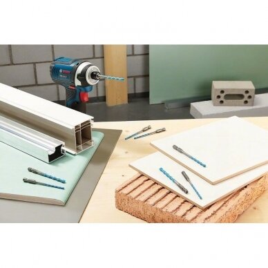 Grąžtų rinkinys Bosch, 5/6/8 mm, 3 vnt., 2608589529 2 Grąžtų rinkinys Bosch, 5/6/8 mm, 3 vnt., 2608589529 2