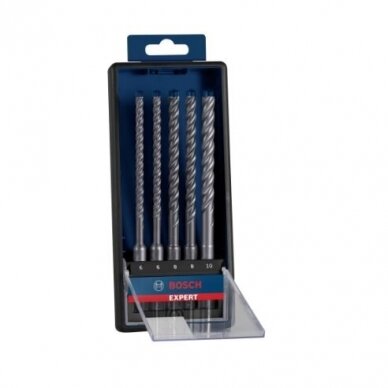 Grąžtų rinkinys Bosch SDS-plus, 5 vnt., 6/6/8/8/10 mm, 2608900198 2 Grąžtų rinkinys Bosch SDS-plus, 5 vnt., 6/6/8/8/10 mm, 2608900198 2
