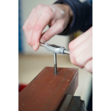 Sriegiklių ir grąžtų rinkinys KINGRONY SK1633, M3 - M12 / 2,5 - 10,2 mm, 16 vnt. 3 Sriegiklių ir grąžtų rinkinys KINGRONY SK1633, M3 - M12 / 2,5 - 10,2 mm, 16 vnt. 3