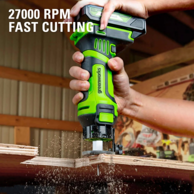 Akumuliatorinė freza Greenworks G24SS, 24 V, (tik įrankis) 5 Akumuliatorinė freza Greenworks G24SS, 24 V, (tik įrankis) 5