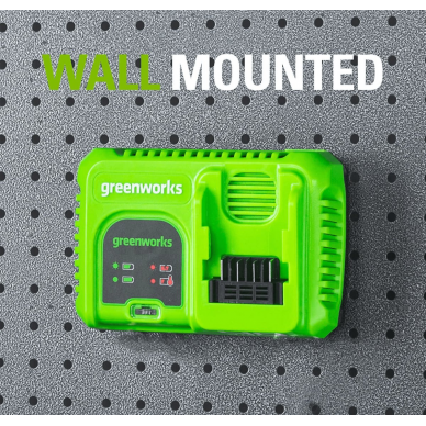 Greitasis universalus kroviklis Greenworks G40UC5, 40 V, 5A  3 Greitasis universalus kroviklis Greenworks G40UC5, 40 V, 5A  3